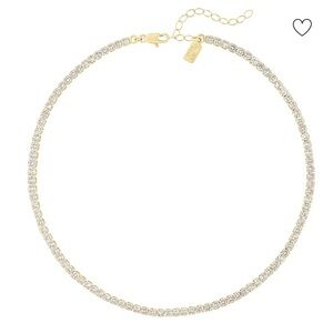 “Anna” tennis necklace by Electric Picks